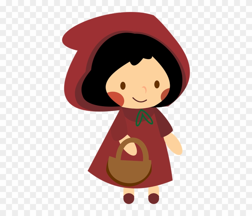 Draw Of Red Riding Hood - Visual Arts #1046697