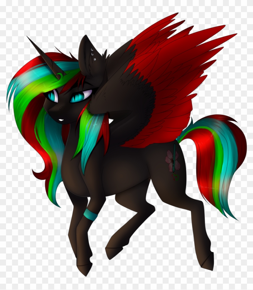 Crazllana, Colored Wings, Female, High Res, Mare, Multicolored - Mane #1046881