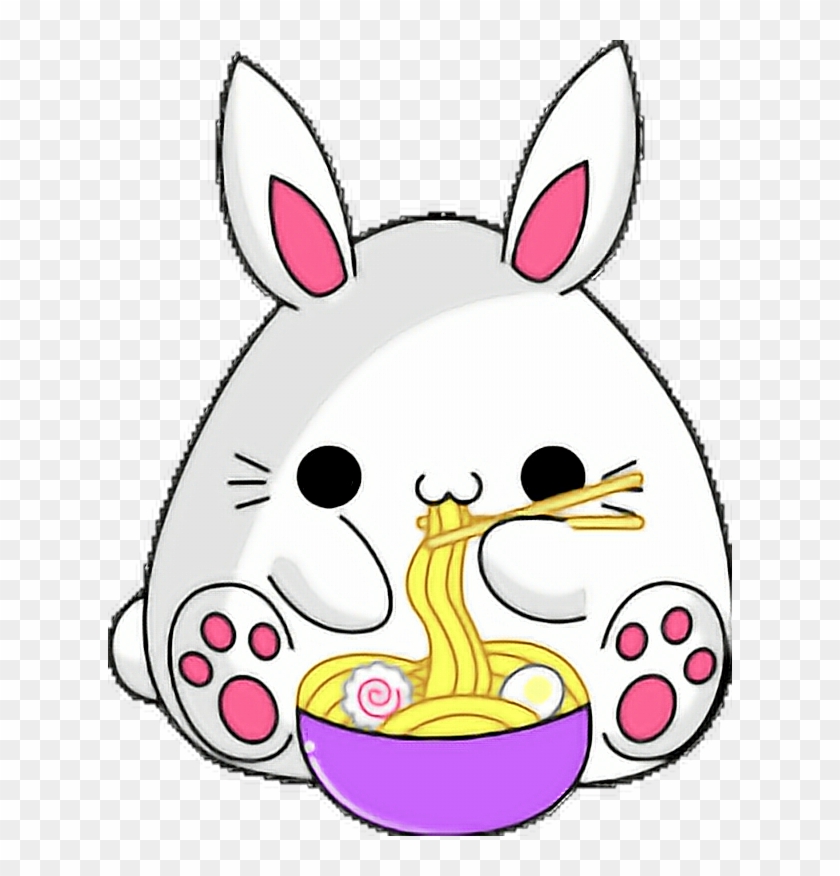 Anime Rabbit Ramen Cute Bunny Chibi Imagenes De Conejos Kawaii Free Transparent Png Clipart Images Download - bunny piggy drawing roblox anime