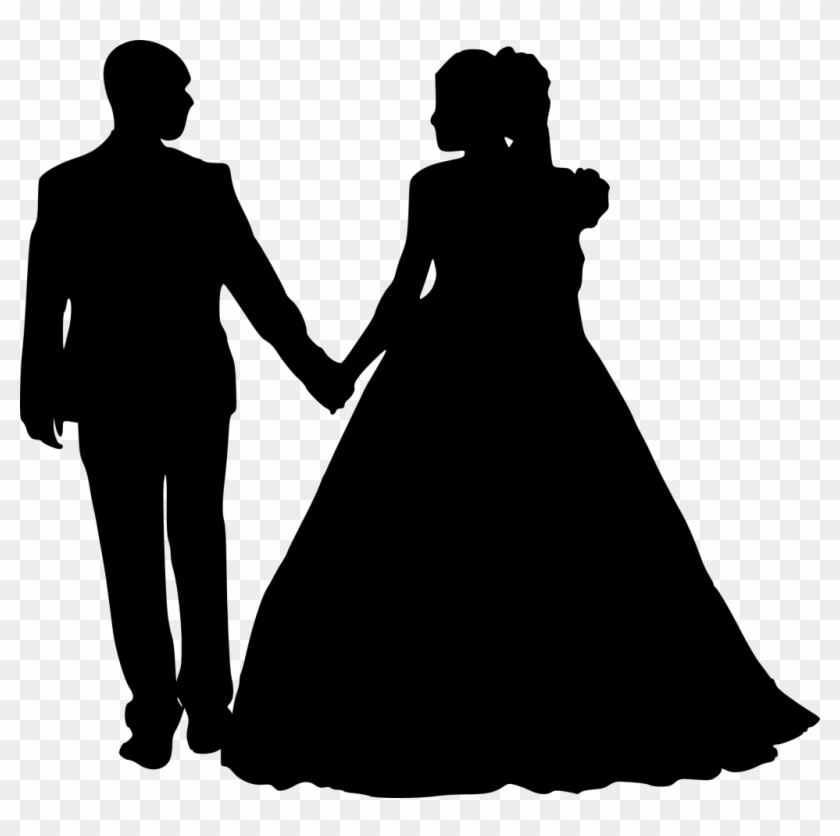 Download Silhouette Bridegroom Photography Clip Art Bride And Groom Silhouette Png Free Transparent Png Clipart Images Download