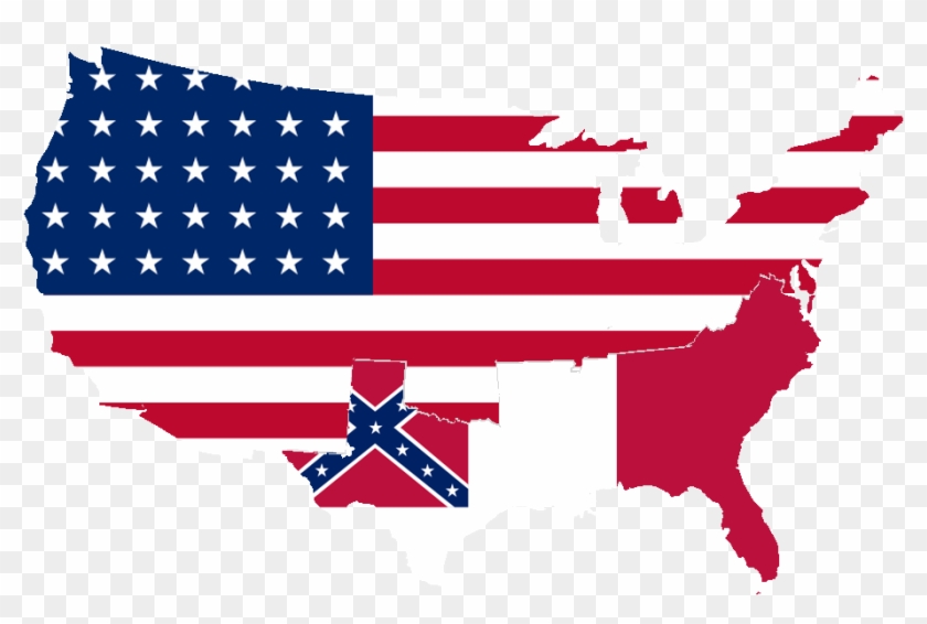 United And Confederate States - Confederate States Of America Flag #1048367