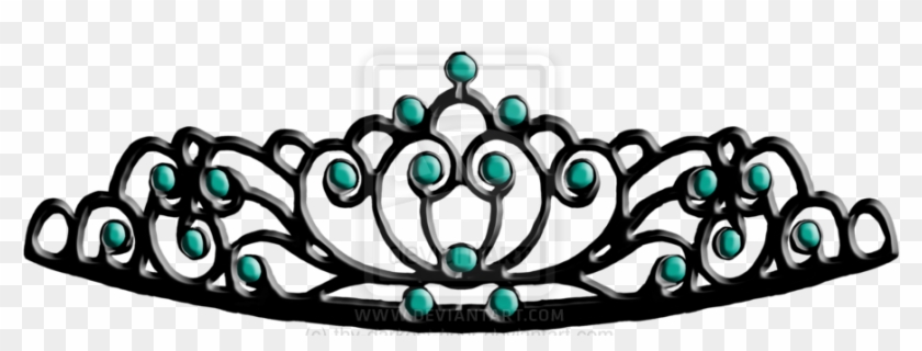 Source - Fc04 - Deviantart - Net - Report - Blue Tiara - Black Tiara Transparent Background #1049595