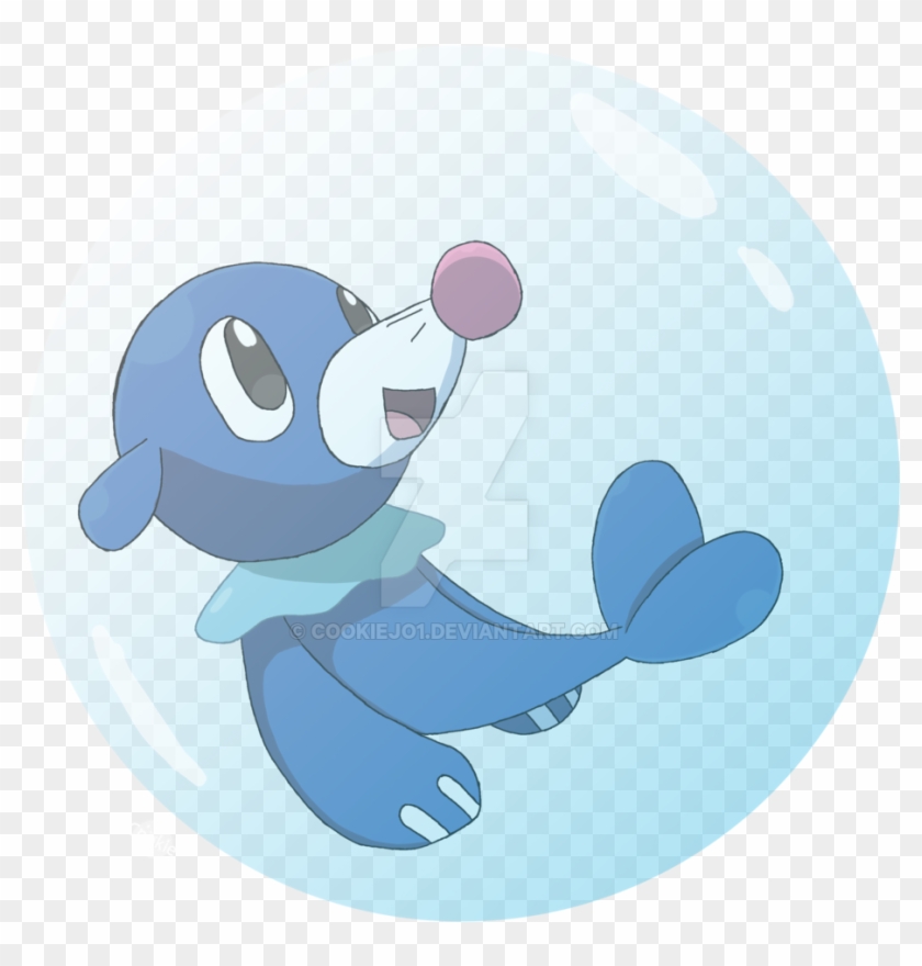 Pokemon Popplio - Pokemon Popplio In A Bubble - Free Transparent PNG ...