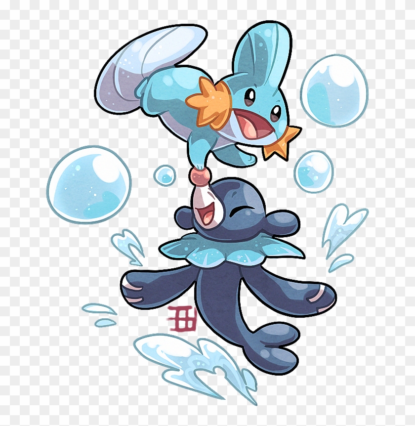 Deviantid - Mudkip And Popplio #1051365