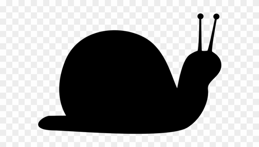 Snail Clipart Silhouette - Snail Silhouette #1051433