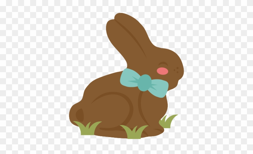 Chocolate Bunny Svg Cutting Files For Cricut Silhouette Easter Chocolate Bunny Clipart Free Transparent Png Clipart Images Download