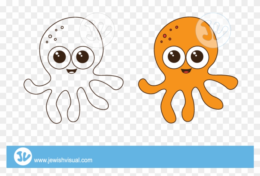 Octopus-clipart - ציור של תמנון #1053725