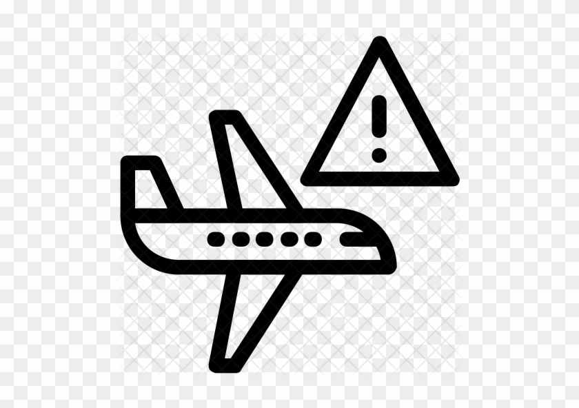 Alert Plane Icon - Alert Plane Icon #1053928