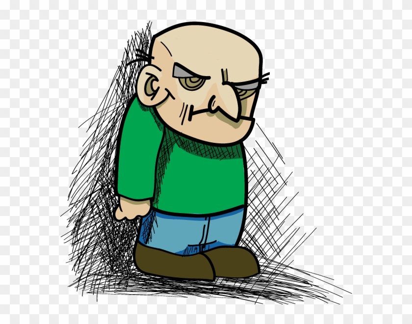 Learning To Draw In Adobe Illustrator ~ Debbie Teakle - Grumpy Old Man Cartoon #1054060