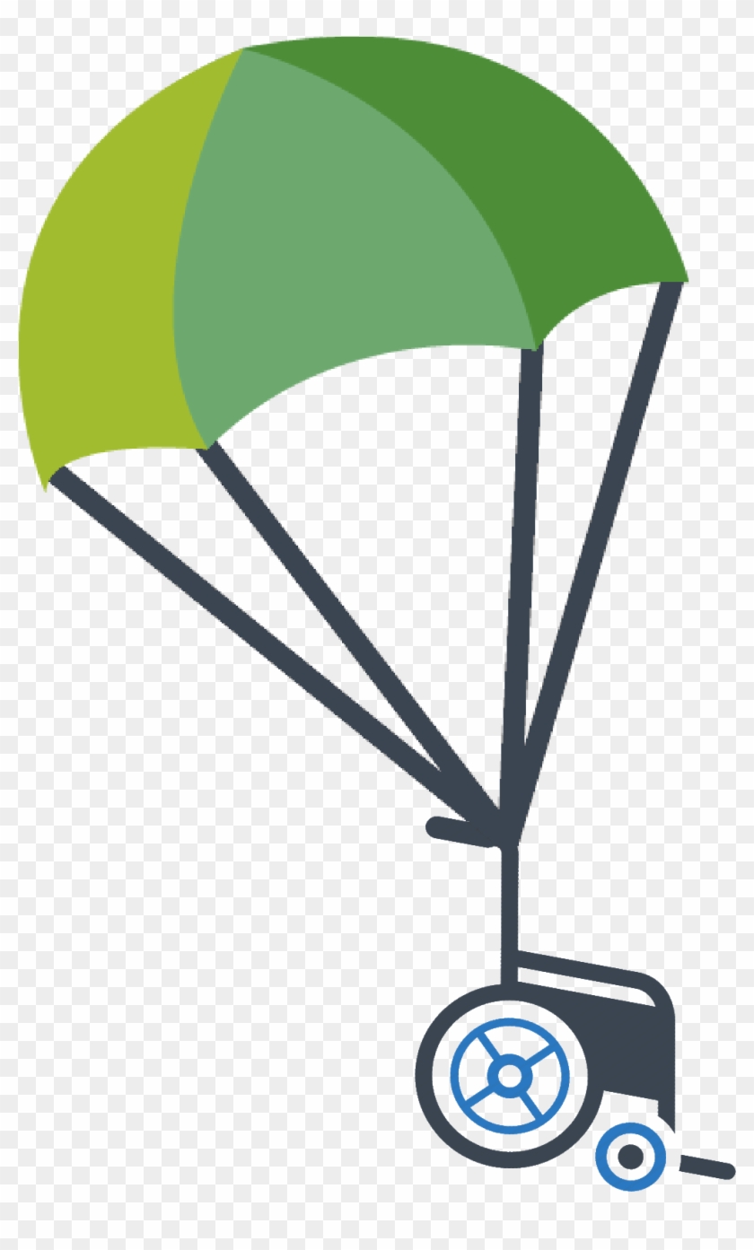 Parachute Vector Logo With Gps Pointer Design Stock Illustration - Download  Image Now - Adventure, Balloon, Box - Container - iStock
