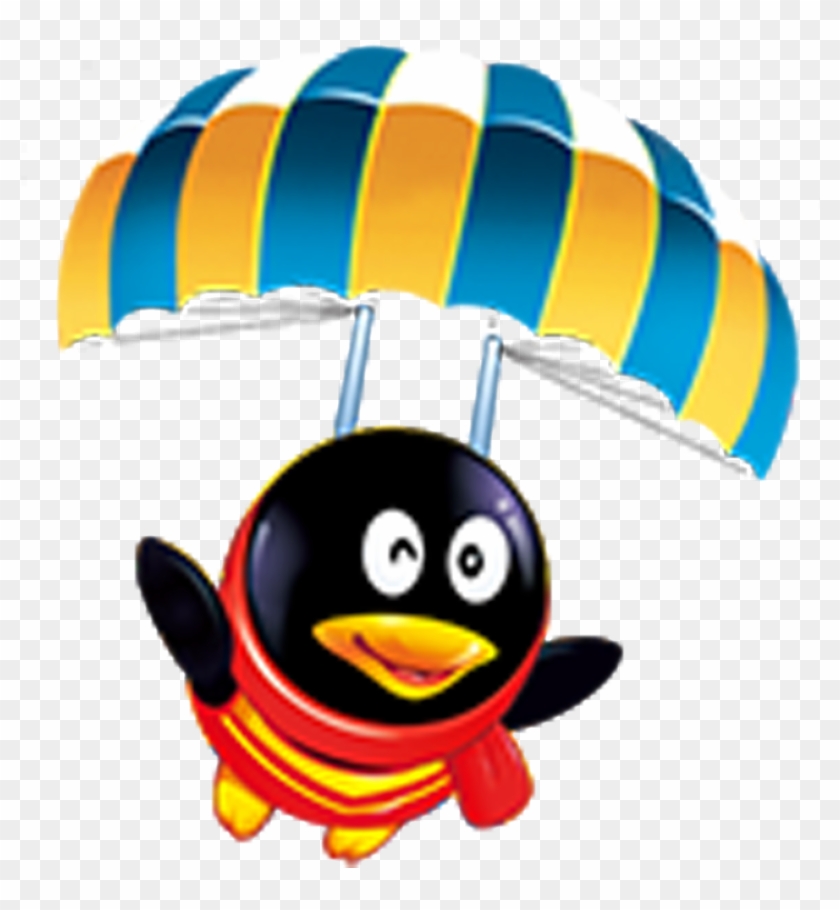 Penguin Parachute Icon - Penguin Parachute Icon #1054248