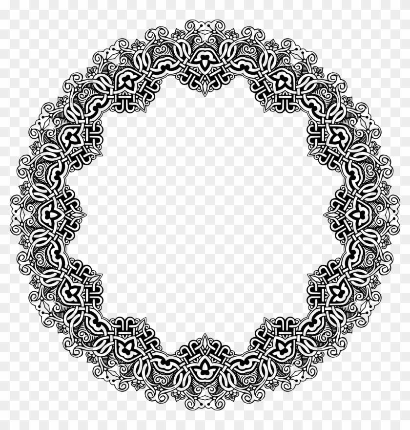 Black Hollow Circle Png #1054332