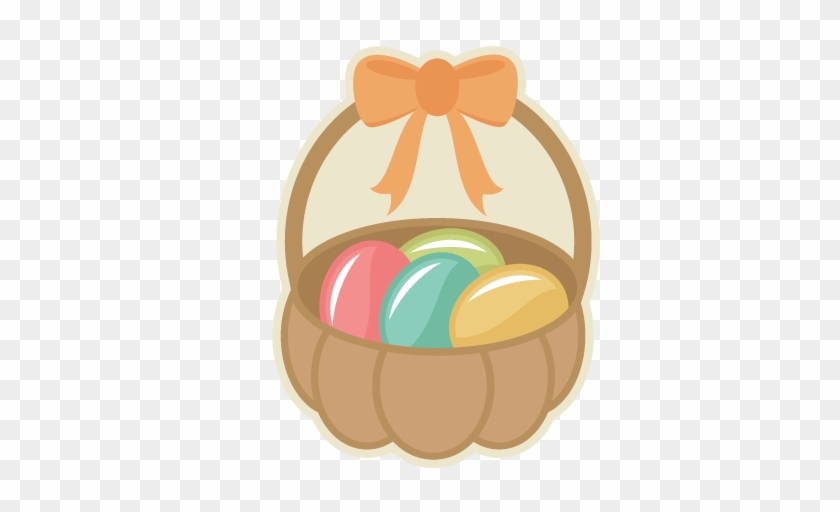 Easter Eggs In Basket Svg Cutting Files Easter Egg - Order Uśmiechu #1055457