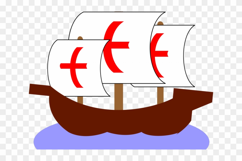 Caravel Clipart Columbo - Carabelas Png #1056194