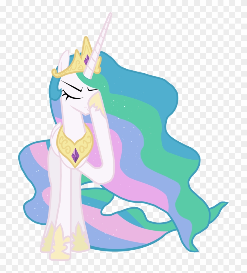 Celestia's Facehoof In Gold And Luna's Evil Plan By - Digital Art #1058235