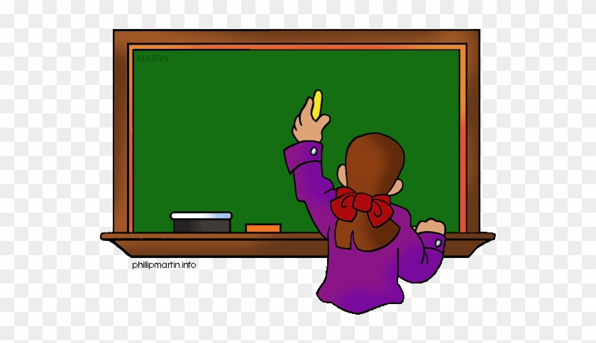 chalkboard with writing clipart
