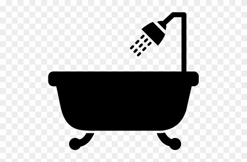 Bathtub With Opened Shower Free Icon Bathtub Svg Free Transparent Png Clipart Images Download