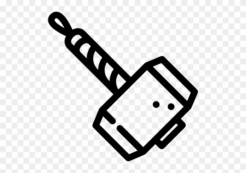 Thor Mjolnir Free Icon - Thor Icon - Full Size PNG Clipart Images Download