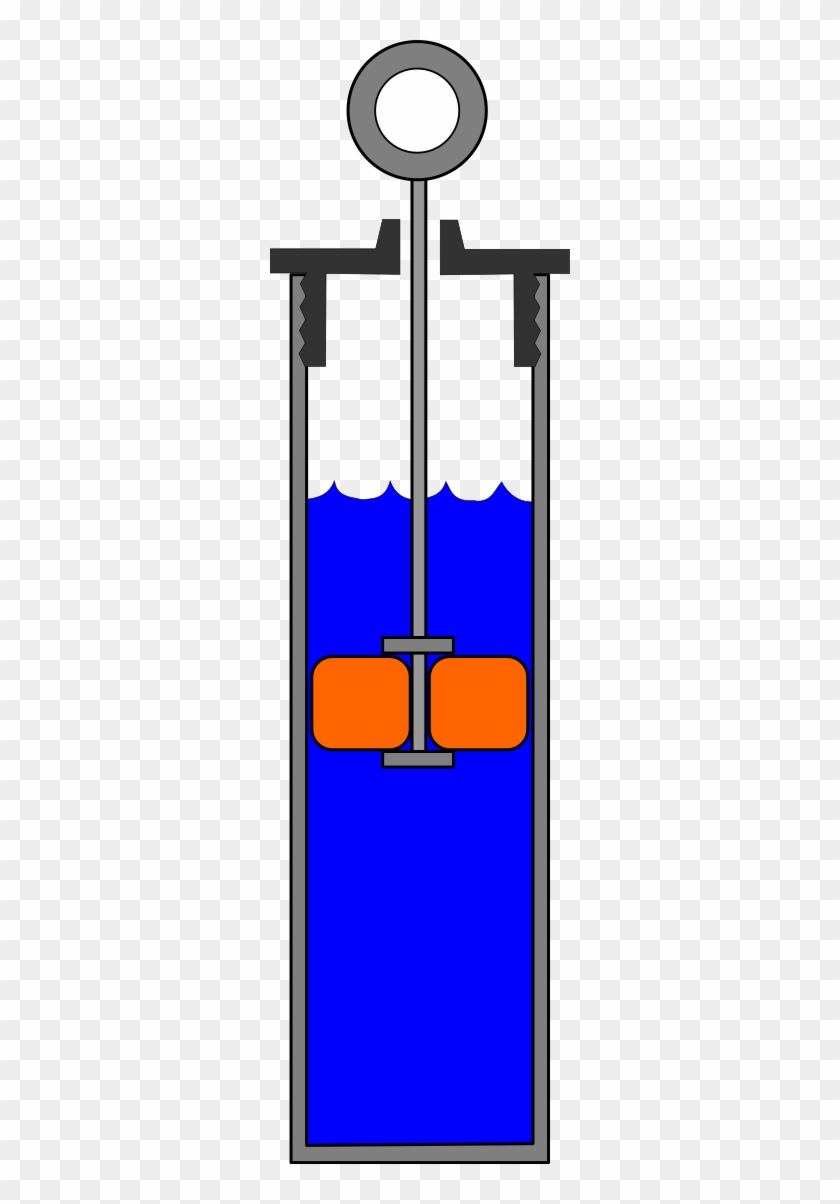 Simplified Diagram Of Linear Dashpot - Damping Dashpot #1062734