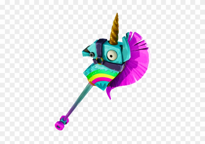 Epic Rainbow Smash Pickaxe - Fortnite Unicorn Pickaxe Png #1063125
