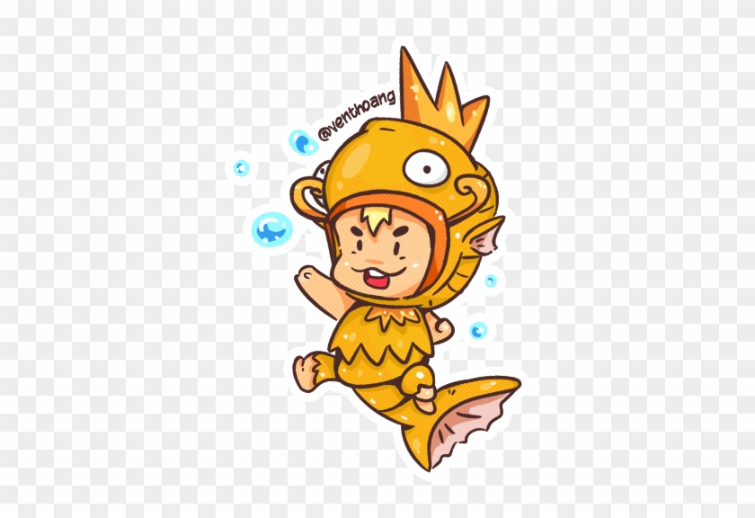 Shiny Magikarp Kid / Magrimp By Venthoang On Deviantart - Magikarp #1063282