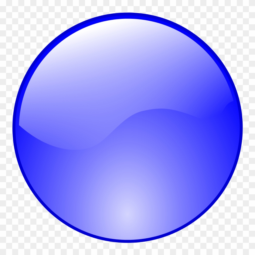 Button Icon Blue - Circle #1063518