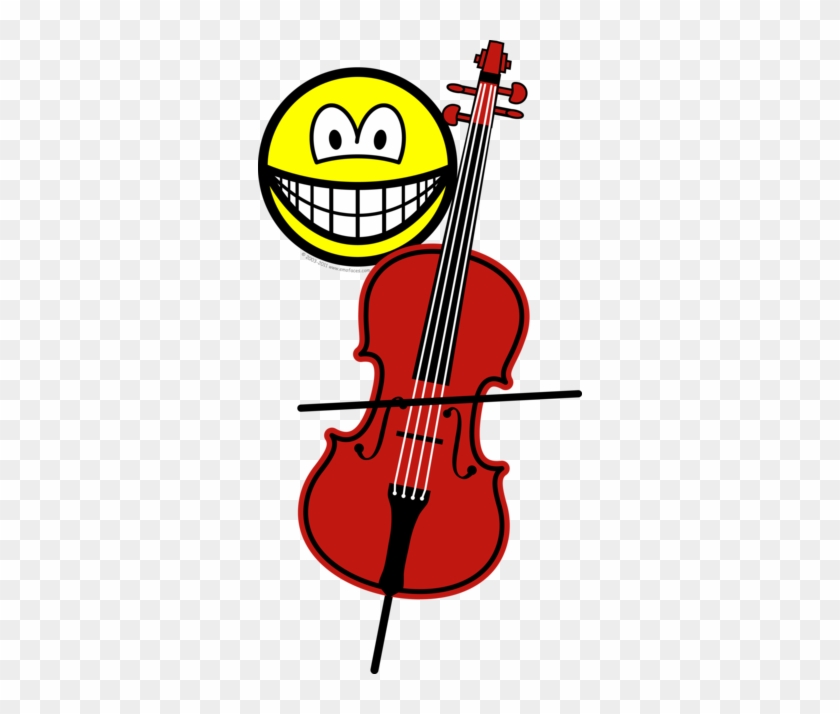 Cello Playing Smile - Orchestra Emoji #183438