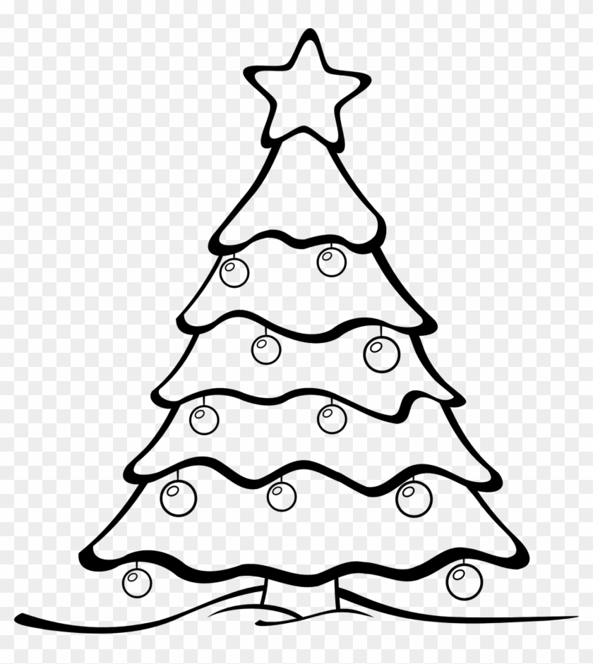 christmas tree star drawing
