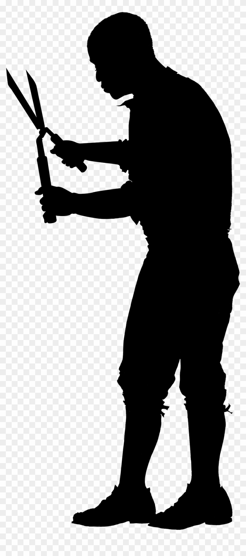 Enslaved People - Farmer Silhouette Png #183739