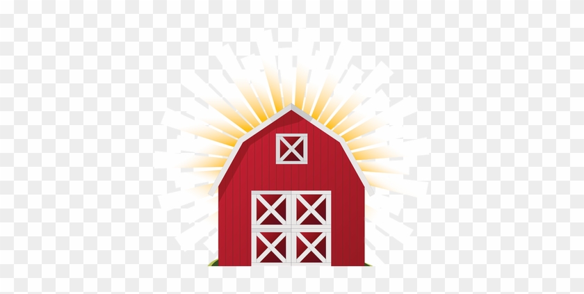 Art In The Barn - Red Barn Clip Art #183959