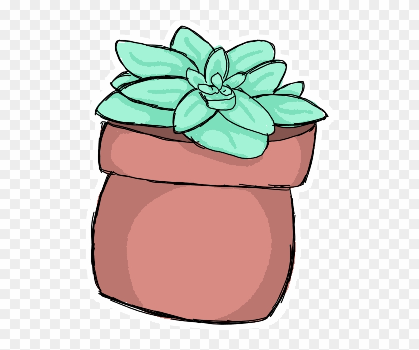 Succulent Plant Doodle By Videogamelover15 - Succulent Doodle #184989