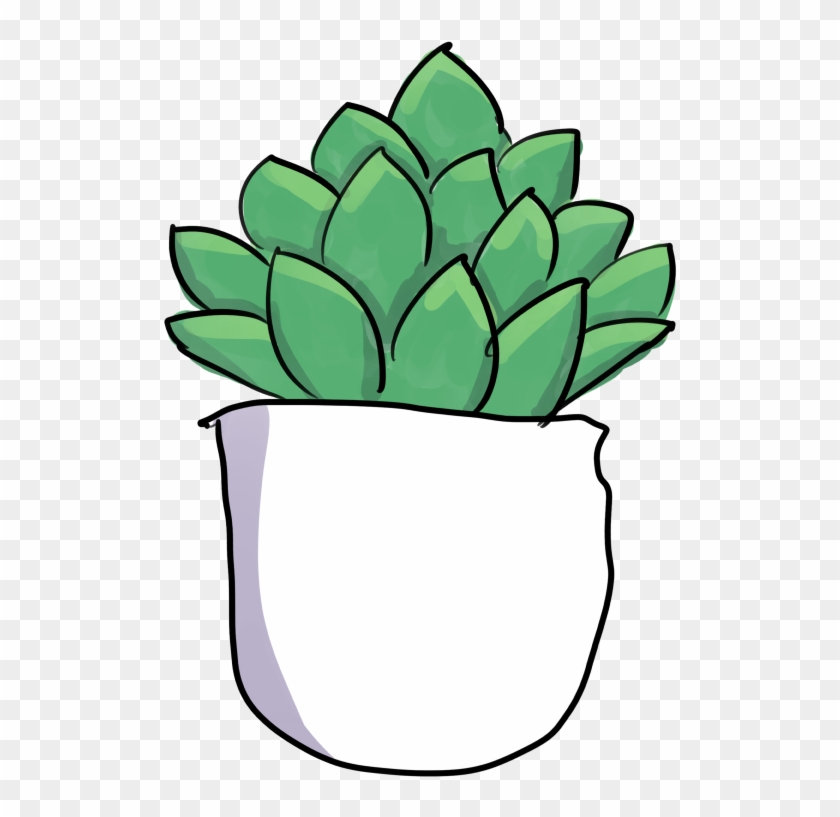 A Quick Succulent Pal Coz I Wanted To Draw One But - Drawing #185384