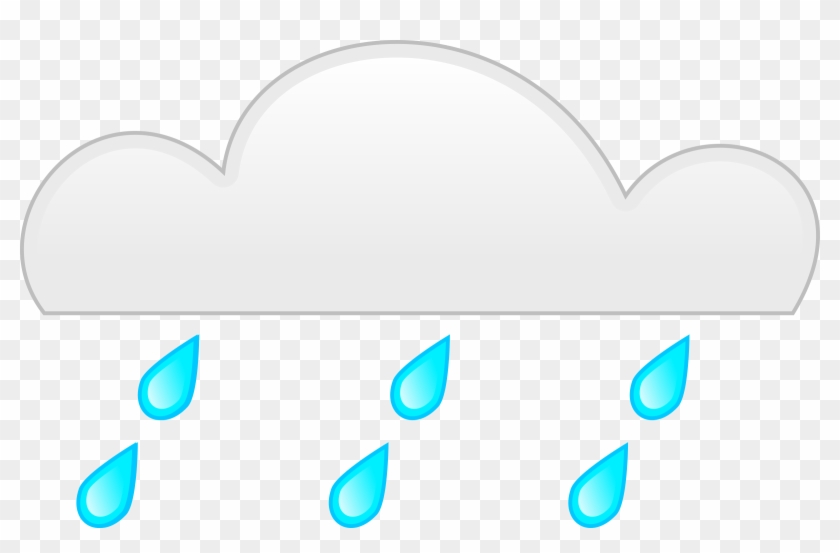 Rain Clipart Rainfall - Piirretty Pilvi #185686