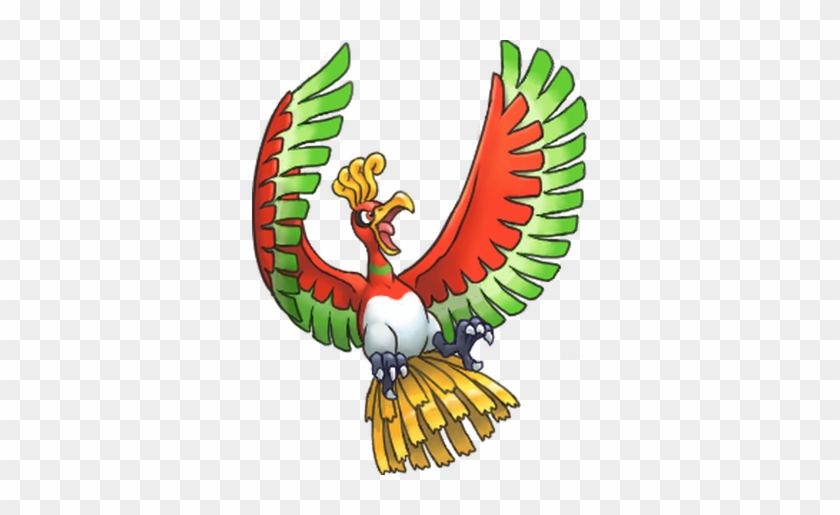 Ho-oh - Fire Pokemon Ho Oh - Full Size PNG Clipart Images Download