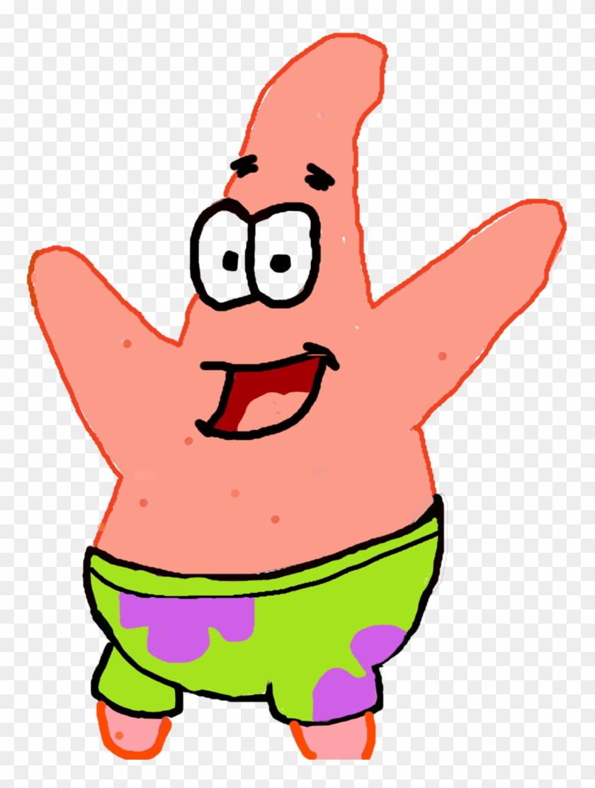 Patrick Star Painting By Billythefunny69 - Patricio Estrella Enojado Png #1066904