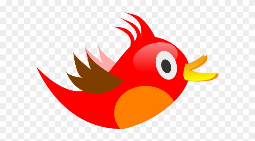 Red Bird Clip Art - Clip Art #1067319