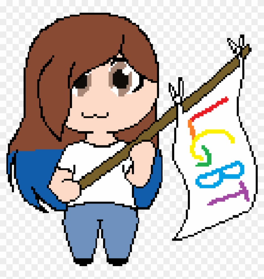 Lgbt Flag By Jada The Artist Cartoon Free Transparent Png Clipart Images Download