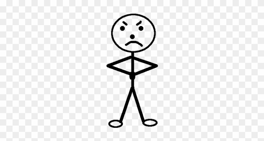 No One Wants To Think About Or Acknowledge That They - Stick Man Hands On Hips #1068873