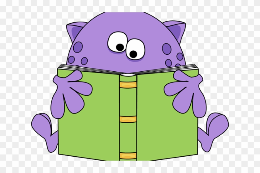 Monster Book Cliparts - Reading Monster #1070157