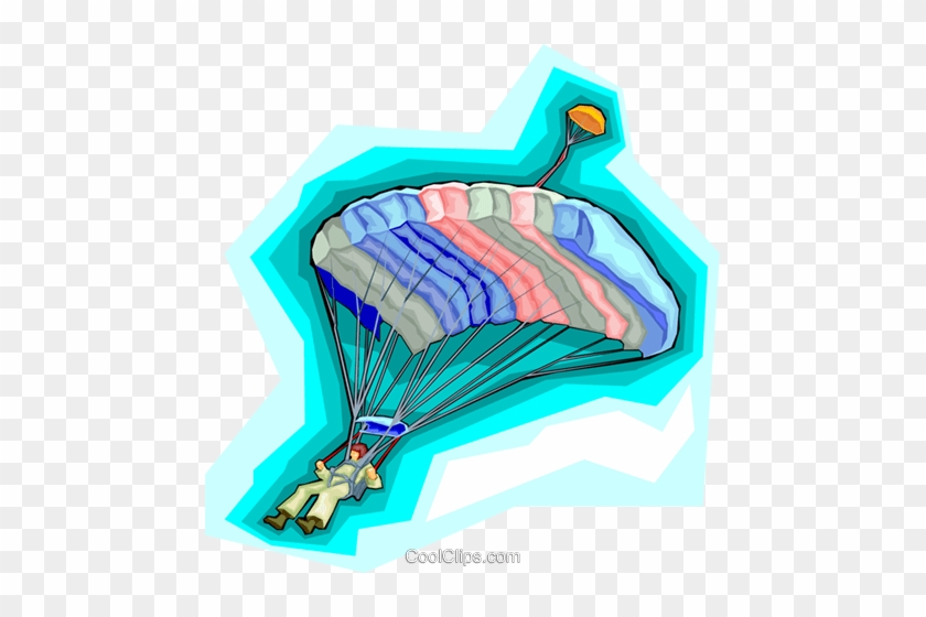 Paragliding, Sports Royalty Free Vector Clip Art Illustration - Paragliding, Sports Royalty Free Vector Clip Art Illustration #1070486