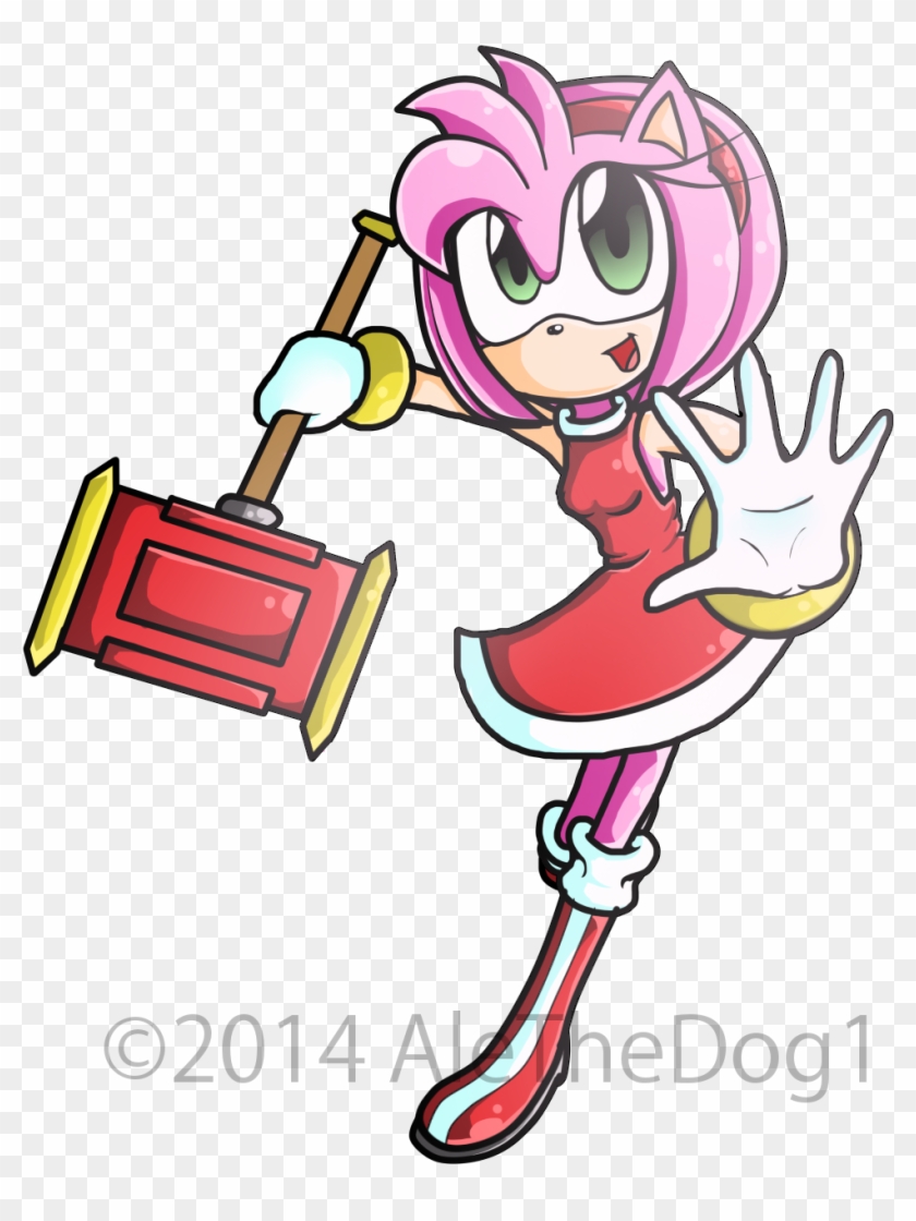 Amy Rose [ Speedpaint] By Alethedog1 - Cartoon #1072665