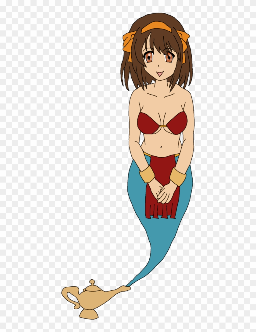 Haruhi Genie By Xysash - Cartoon #1073114