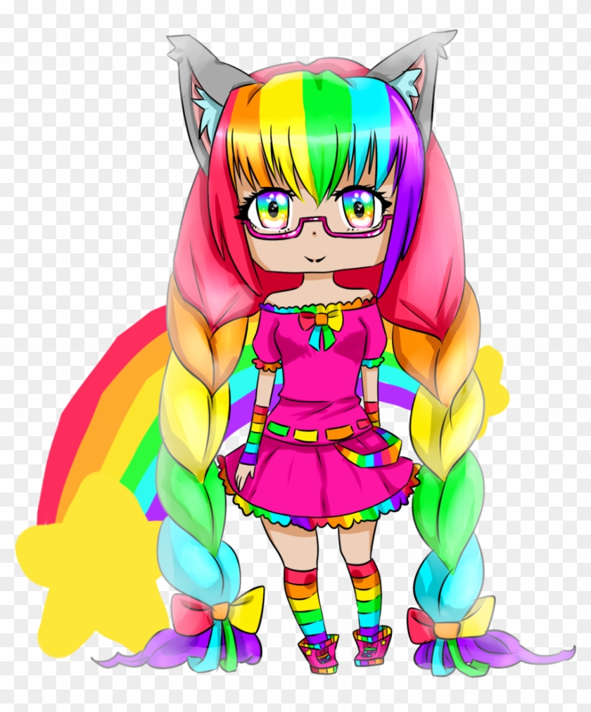 anime people rainbow hair｜TikTok Search