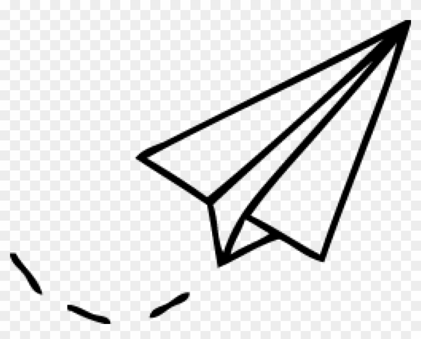 Paper airplane sketch icon  Stock vector  Colourbox