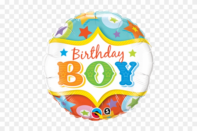 Birthday Boy Circus Stars Foil Balloon - Foil Balloons Birthday Boy #1075306