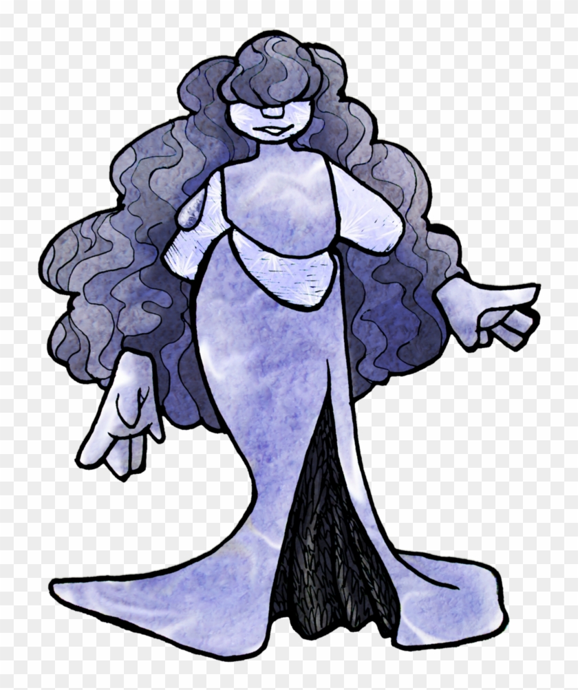 Blue Dumortierite Quartz Fusion By Wrathberries - Cartoon #1075819