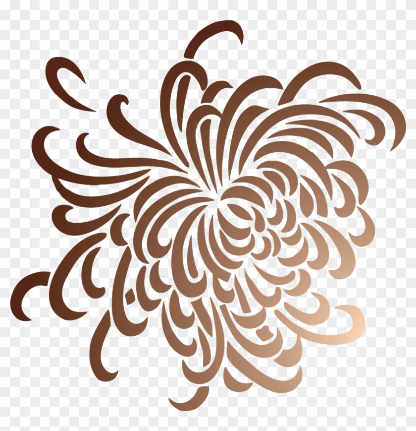 chrysanthemum stencil