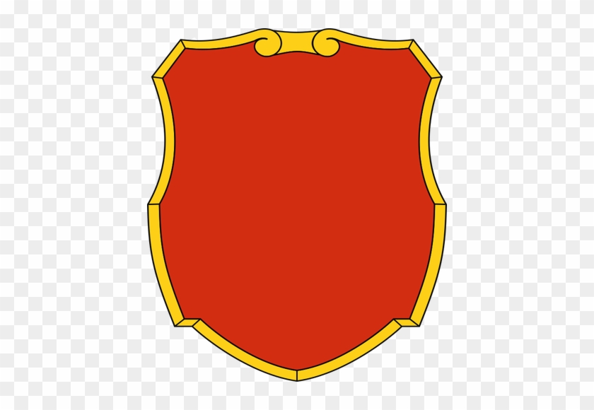 Red Shield - Shield Png Red #1077256