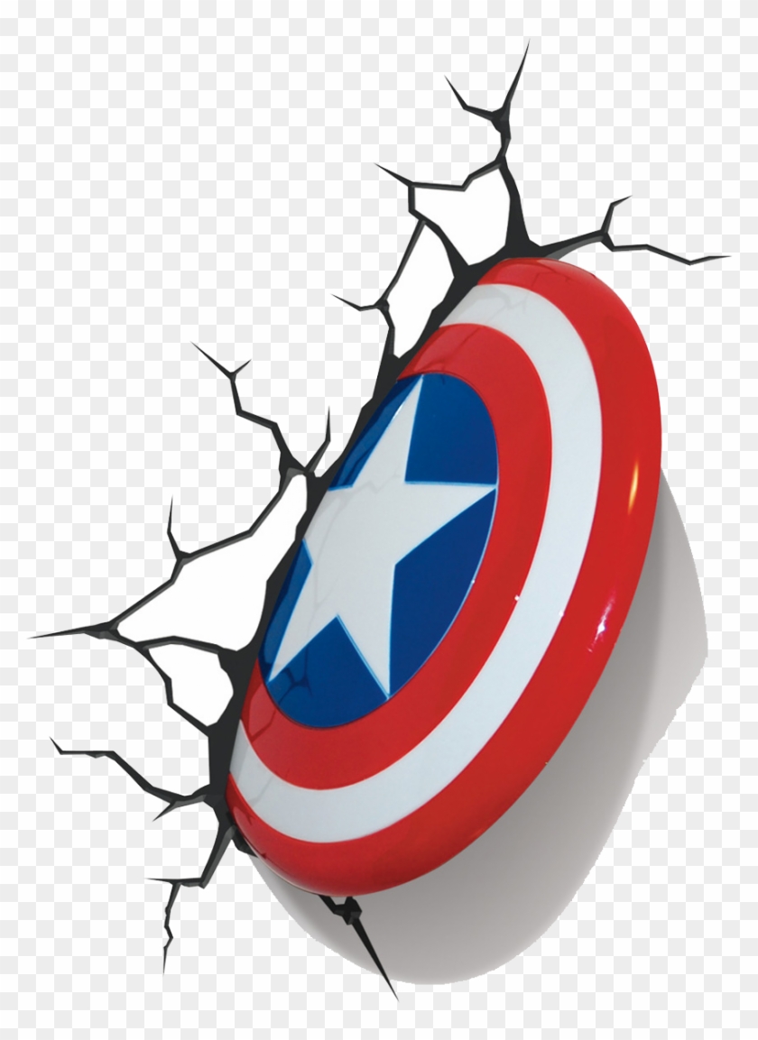 Captain America's Shield Light Marvel Comics Wall - Captain ...