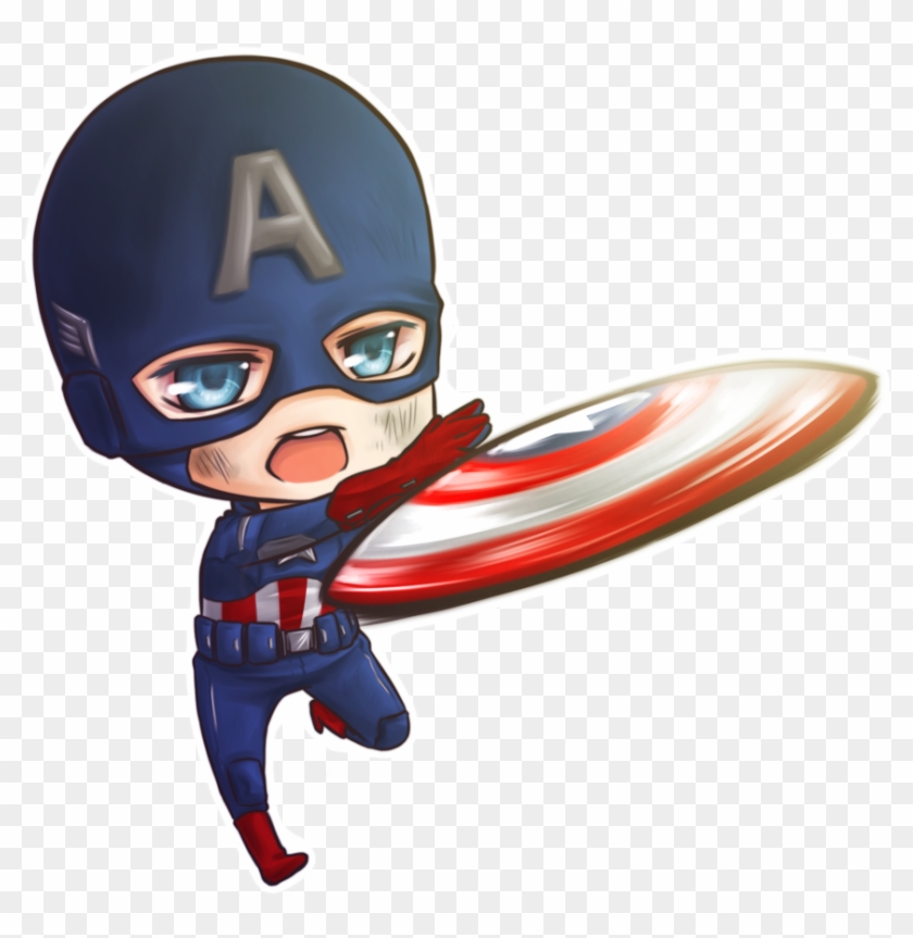 Trade Chibi Captain America By Princeofredroses - Chibi Captain America #1077512